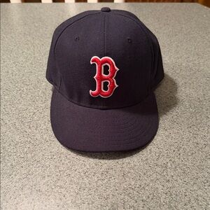 59FIFTY Boston Red Socks Authentic Collection Navy Baseball Cap Brim